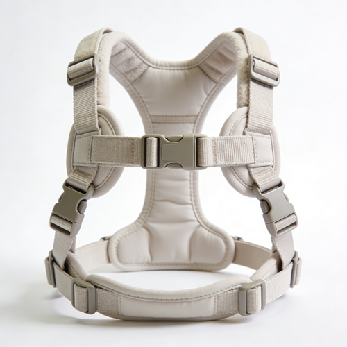 Love Pet Atelier Harnais en Maille résistante aux intempéries, réfléchissant, Anti-Traction pour Chiens de Petite et Moyenne Taille, Chats – Sécurisé avec Fermeture Auto-agrippante, Boucle, Double